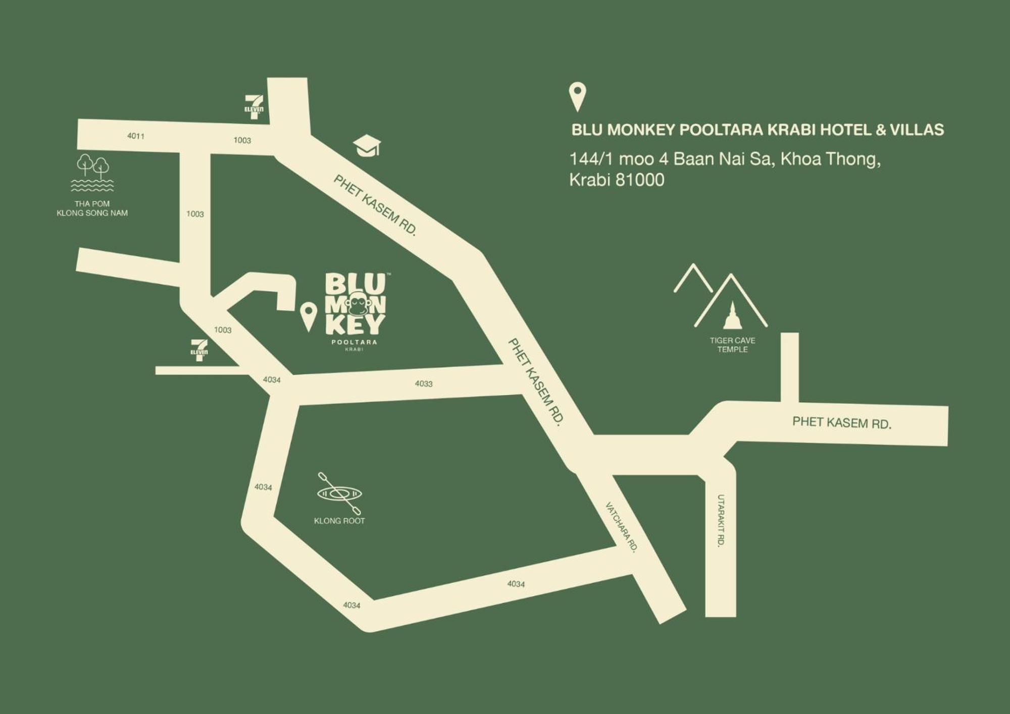 Blu Monkey Pooltara Krabi Hotel & Villas Pet Friendly Esterno foto